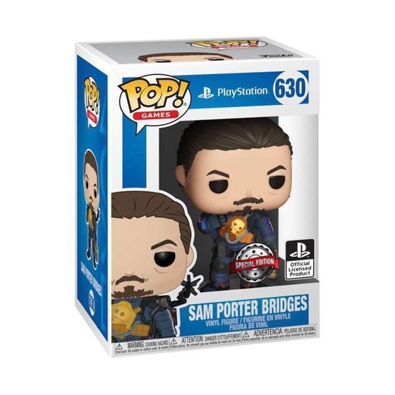 Boneco Funko Pop! Death Stranding - Sam Porter Bridges Boneco Funko Pop! Death Stranding - Sam Porter Bridges