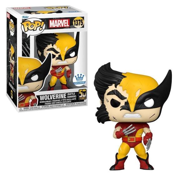 Imagem de Boneco Funko Pop Marvel 50Th Wolverine With Torn Mask