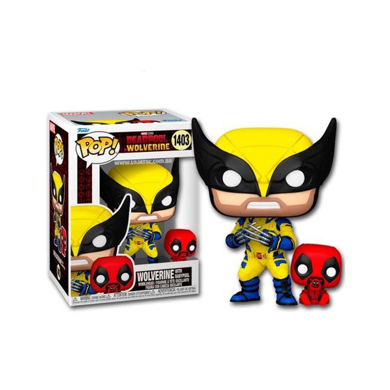 Imagem de Boneco Funko Pop! Marvel Deadpool - Wolverine e Babypool 1403