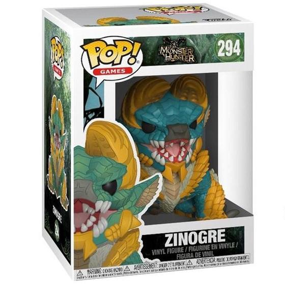 Boneco Funko Pop Monster Hunter Zinogre 294 - Funko Boneco Funko Pop Monster Hunter Zinogre 294 - Funko