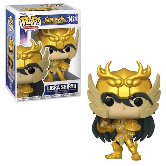 Imagem de Boneco Funko Pop! Os Cavaleiros do Zodíaco - Shiryu de Libra