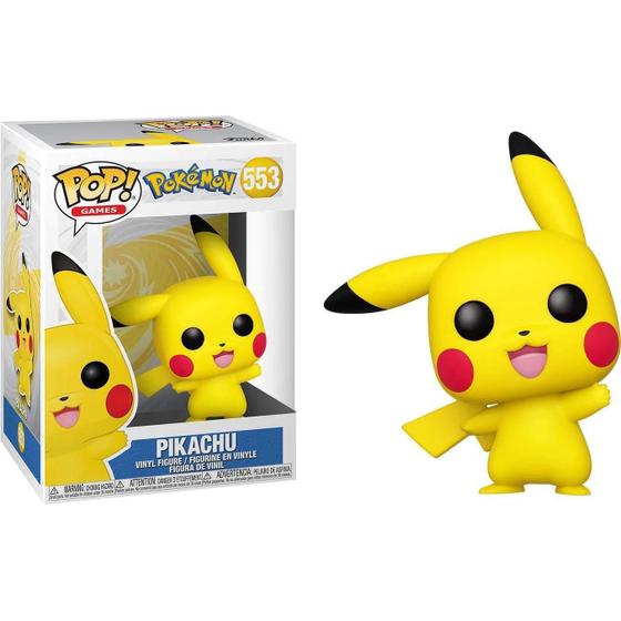 Imagem de Boneco Funko Pop Pokémon Pikachu 553