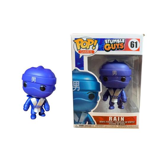 Imagem de Boneco Funko Pop Rain Stumble Guys Personagem Azul