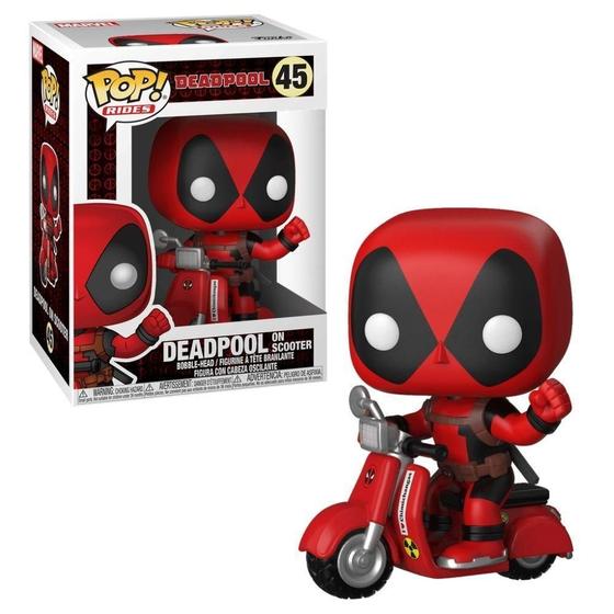 Imagem de Boneco Funko Pop Rides - Deadpool - Deadpool & Scooter