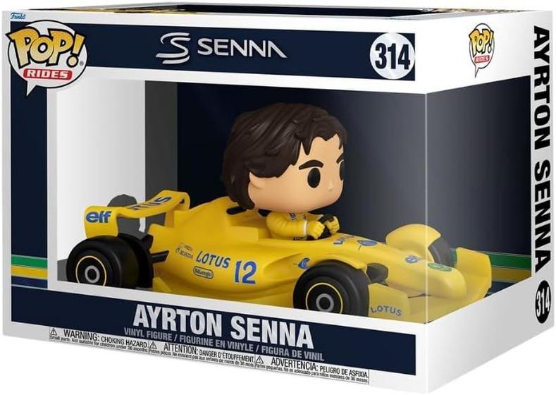 Imagem de Boneco Funko Pop Rides Deluxe Lotus Ayrton Senna 11904