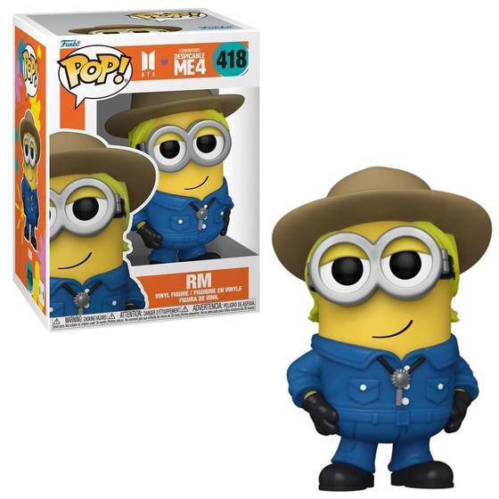 Imagem de Boneco Funko Pop Rocks Bts X Meu Malvado Favorito 4 - Rm