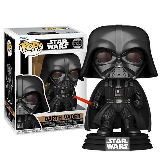 Imagem de Boneco Funko Pop Star Wars Darth Vader Bobble-Head 539