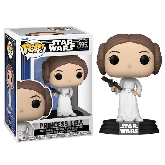 Imagem de Boneco Funko Pop Star Wars Princesa Leia 595