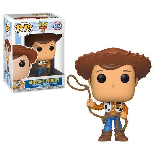 Imagem de Boneco Funko Pop Toy Story 4 Woody Xerife 522