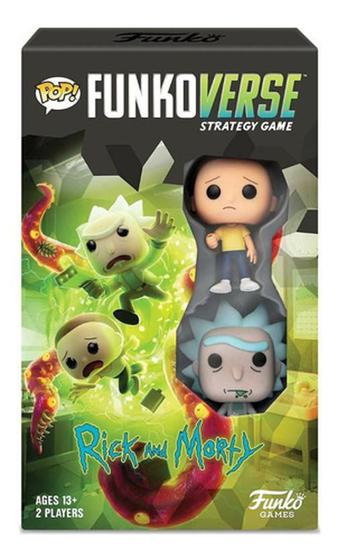 Imagem de Boneco Funko Pop Verse Strategy Game Rick And Morty Pack 100