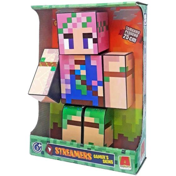 Imagem de Boneco gamer skin streamers cupcake 25cm algazarra