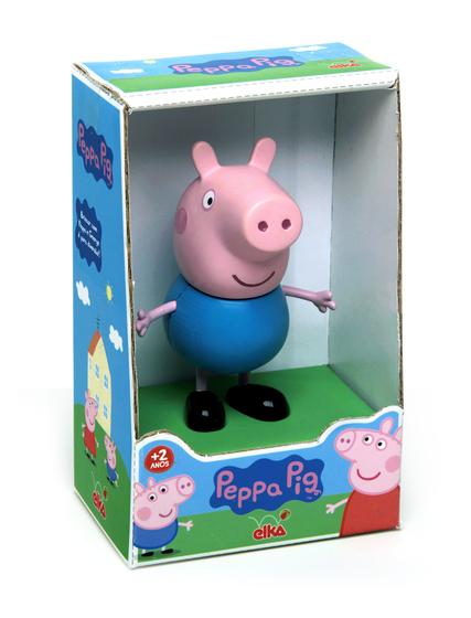 Imagem de Boneco George Peppa Pig 13cm Brinquedo Infantil