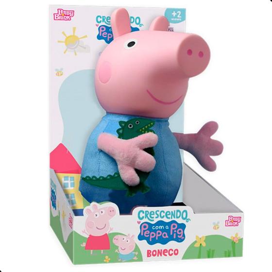 Imagem de Boneco George Pig - Crescendo com a Peppa Pig - 32 cm - Baby Brink