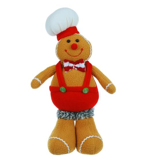 Imagem de Boneco Ginger Bread em Pé Enfeite de Natal 32cm