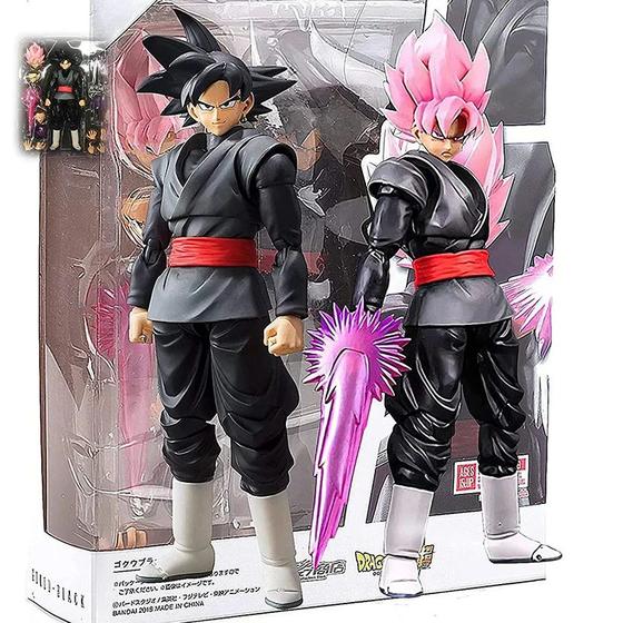 Imagem de Boneco Goku Black Articulado Dragon Ball Action Figure Movel Brinquedo Colecionavel