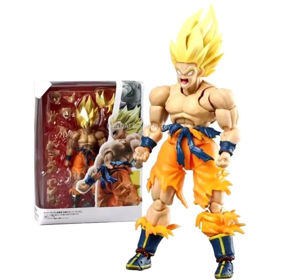 Imagem de Boneco Goku Dragon Ball  Articulado Brinquedo Anime Figure