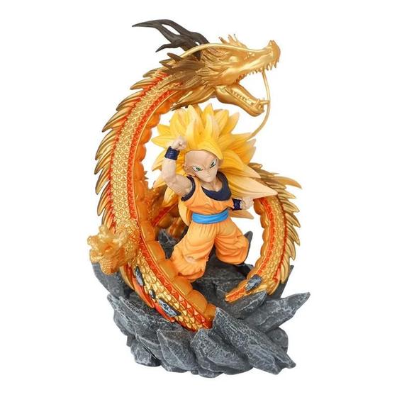 Imagem de Boneco Goku Super Saiyan Estátua Dragon Ball Action Figure