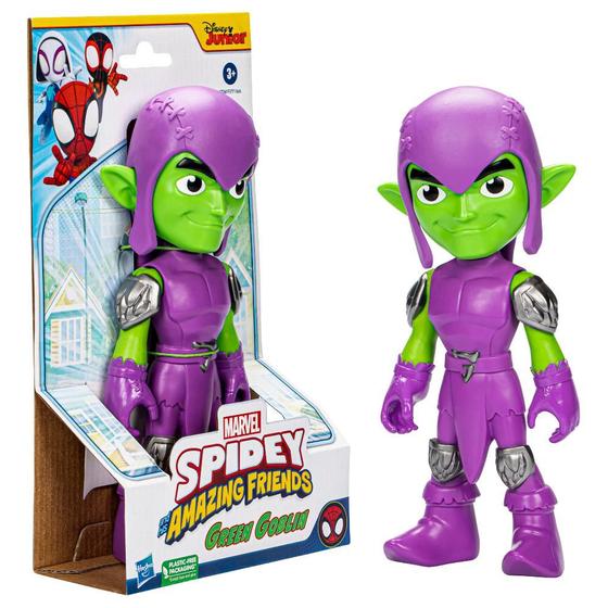 Imagem de Boneco Grande Duende Verde - Green Goblin Spidey Amazing Friends F7261 Hasbro