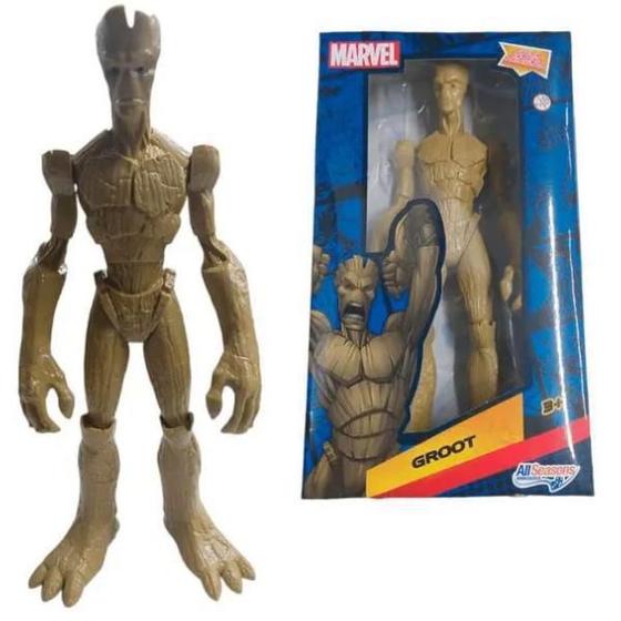 Imagem de Boneco Groot Articulado 22Cm Marvel Os Vingadores Brinquedo