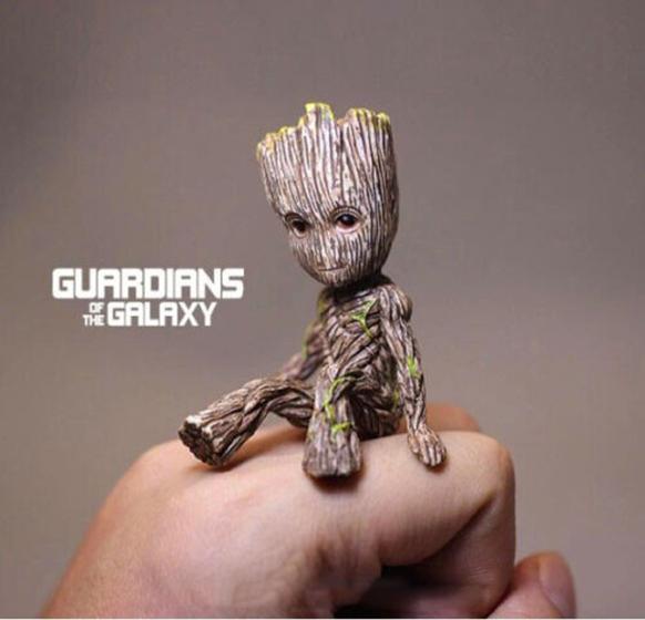 Imagem de Boneco Guardiões Da Galáxia Boneco bebê Groot Homem Árvore
