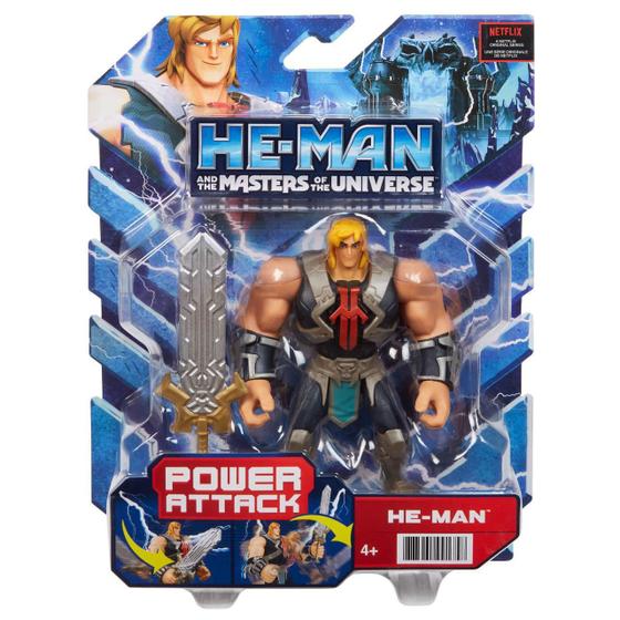 Imagem de Boneco He-Man Power Attack Com Acessórios - Mattel Hbl65