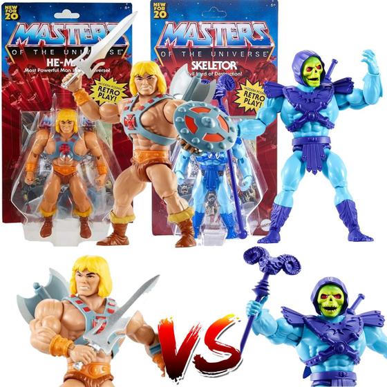 Boneco He-man vs. Esqueleto Deluxe Masters Mattel - Bonecos - Magazine ...