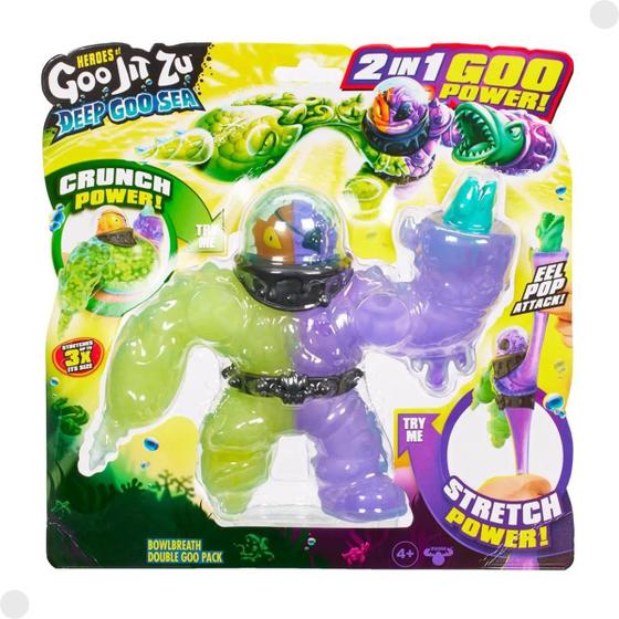 Imagem de Boneco Heroes of Goo Jit Zu Deep Goo Sea Bowlbreath 03658B - Sunny