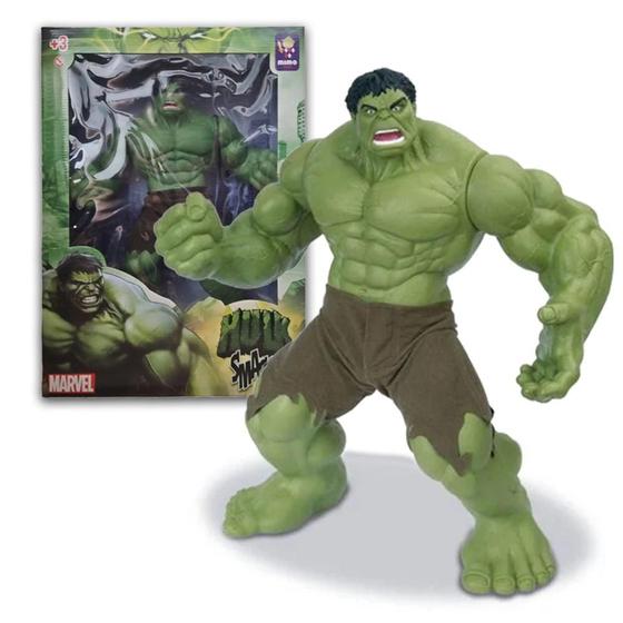 Imagem de Boneco Heróis Marvel Figura De Ação Gigante Articulado Hulk