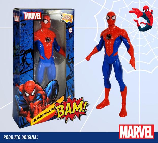 Imagem de Boneco Homem Aranha Articulado Brinquedo Menino Vingadores