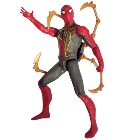 Imagem de Boneco Homem Aranha Garras 15 Cm Com Luz