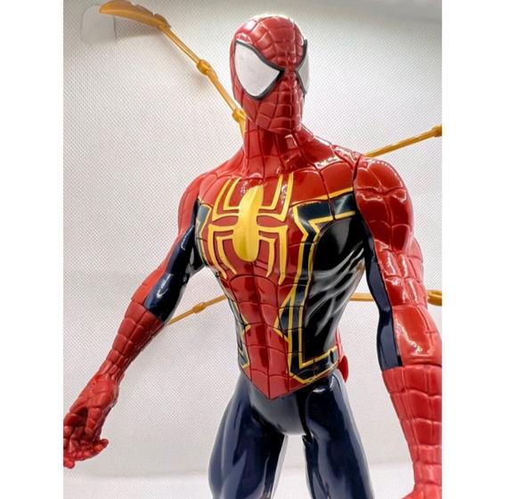 Imagem de Boneco Homem Aranha Guerra Infinita Articulado 30 Cm Com Som