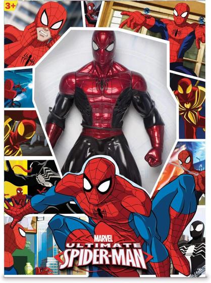 Boneco Homem Aranha Ultimate 55Cm Marvel Mimo 0449 Menor preço em Boneco Homem Aranha Ultimate 55Cm Marvel Mimo 0449