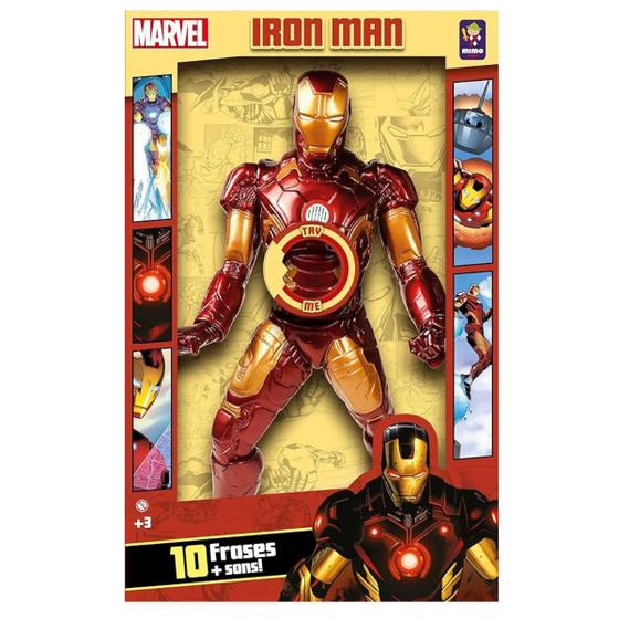 Imagem de Boneco Homem De Ferro 10 Frases Marvel 0583