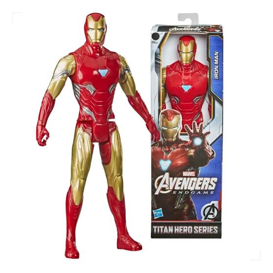 Boneco Homem de Ferro Vingadores Marvel Titan Herói 30cm - Hasbro ...