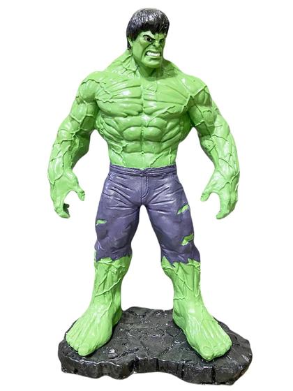 Imagem de Boneco Hulk 40cm Colecionável Estátua em Resina Miniatura Enfeite