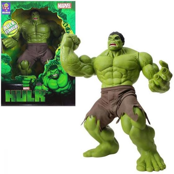 Boneco Hulk 45 Cm Marvel Hulk - Mimo 0453 - Boneco Hulk - Magazine Luiza