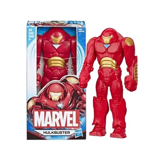 Boneco Hulk Buster Marvel 15cm Articulado 4+ B1686 Hasbro - Bonecos ...