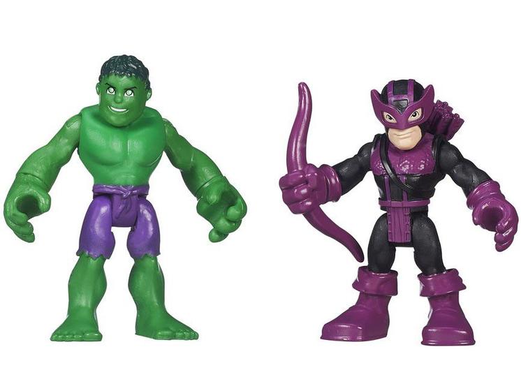 Imagem de Boneco Hulk e Hawkeye Playskool Heroes 20,3cm 