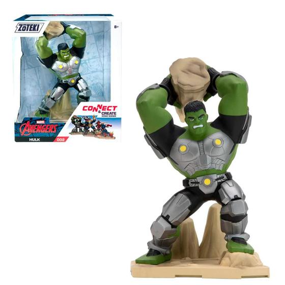 Imagem de Boneco Hulk Figura De Vinil 15 Cm - Os Vingadores