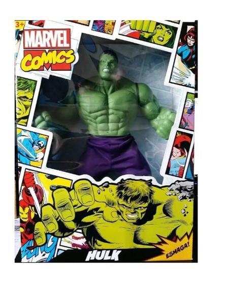 Imagem de Boneco Hulk Verde Comics 45 cm - Mimo