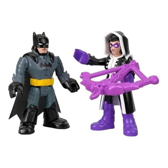 Imagem de Boneco Imaginext Batman e Huntress Mattel