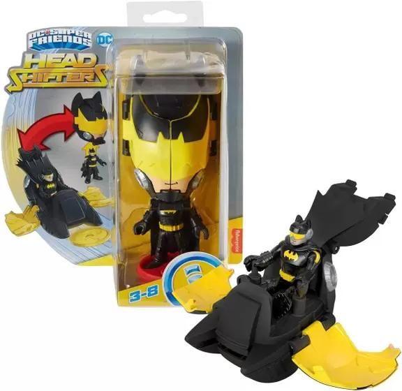 Imagem de Boneco Imaginext DC Head Shiftrs Batman Mattel HGX93