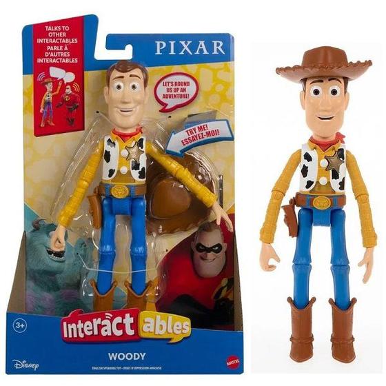 Boneco Interativo Toy Story Xerife Woody Com Som - Interactables ...