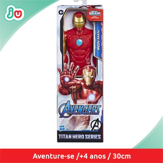 Imagem de Boneco Iron Man Avengers Titan Hero Series Hasbro E7873