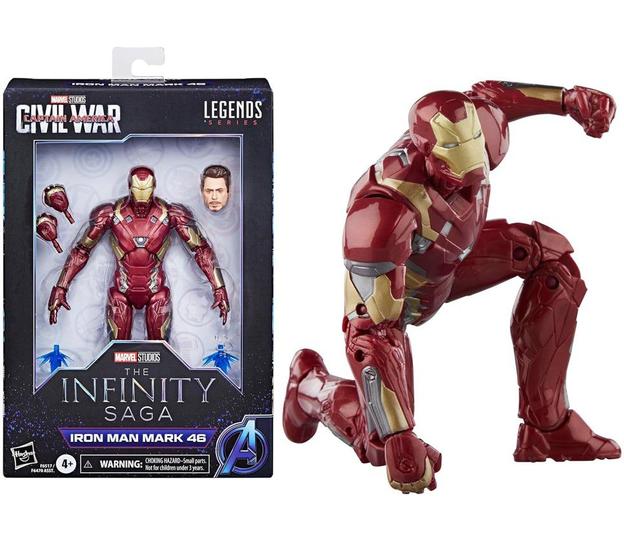 Imagem de Boneco Iron Man Legends Mark 46 - Hasbro