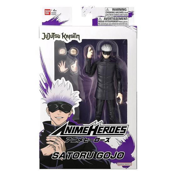 Boneco jujutsu kaisen satoru gojo oficial bandai articulado action ...