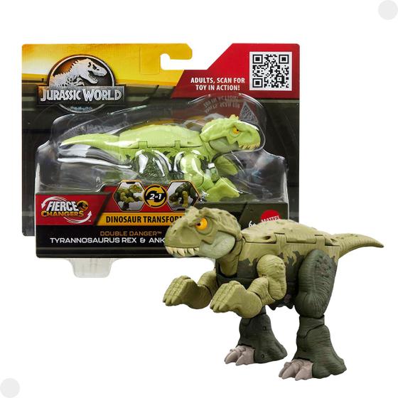 Imagem de Boneco Jurassic World T-Rex Ankylossauro HLP08 - Mattel