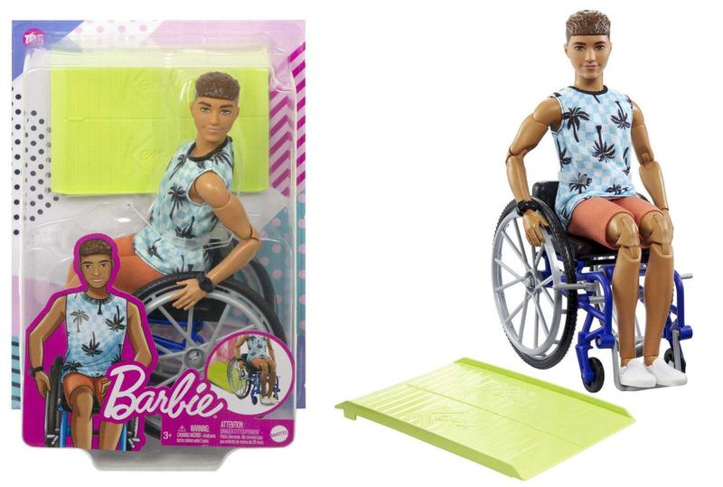 Imagem de Boneco Ken Fashionistas c/ Cadeira de Rodas 196 - Barbie - Mattel