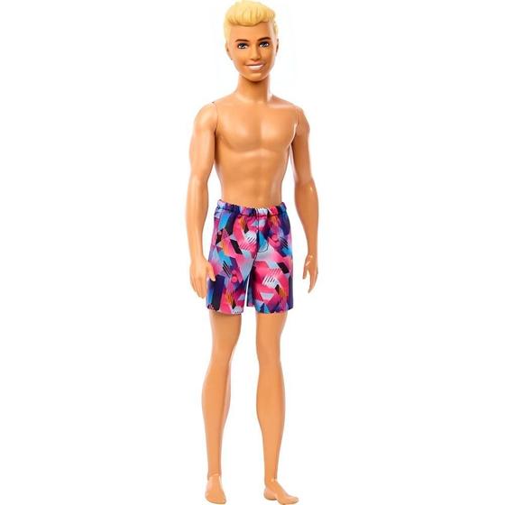 Imagem de Boneco Ken Mattel Barbie Traje de Praia Tie Dye Colorido