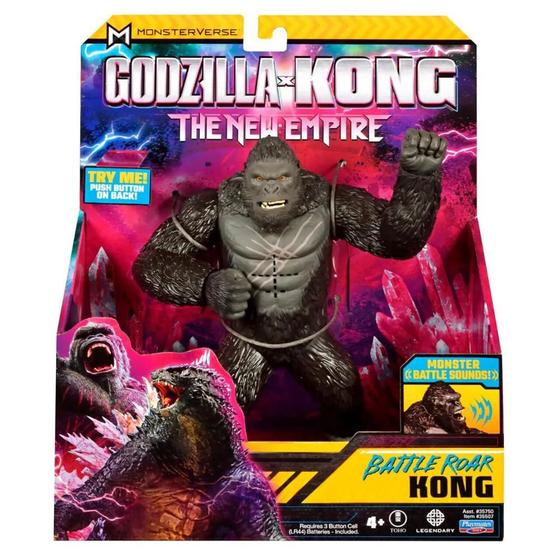 Imagem de Boneco Kong 17 Cm C/ Som Godzilla Vs Kong Filme 2024 - Sunny
